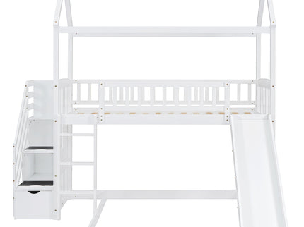 House Bunk Bed With Slide