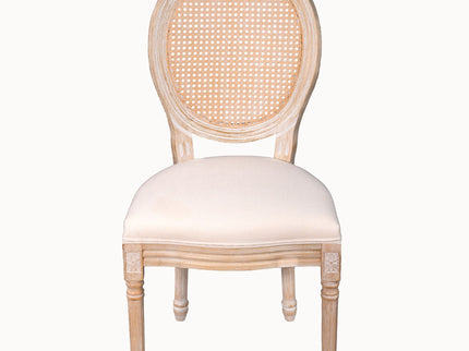 French Country Dining Chairs & Round Back (Set of 2)