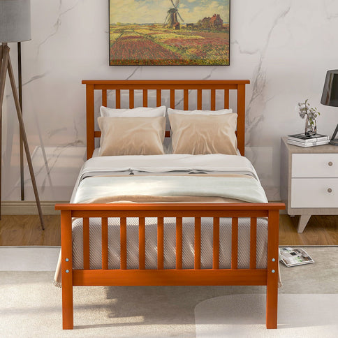 Platform Bed With Headboard And Footboard