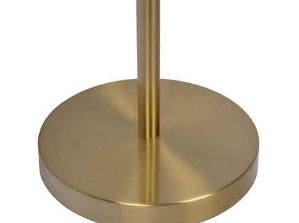 Verve - Floor Lamp With On / Off Switch Adjustable LED Round Base - Gold