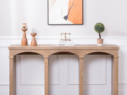 Archway Console Table - Antique Natural / Light Natural / Natural