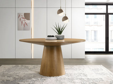 Jasper - Wide Contemporary Round Dining Table