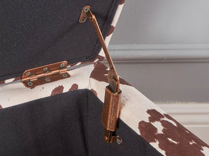 Storage Ottoman - Brown Multi