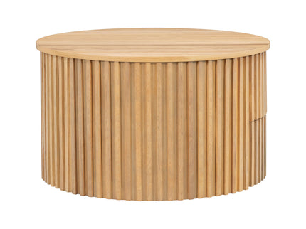 Round Lift Top Coffee Table With Hidden Storage For Living Room