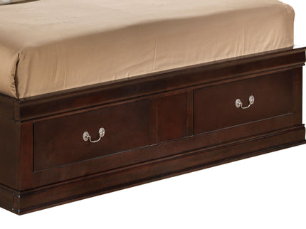 Louis Phillipe - Bookcase Storage Bed