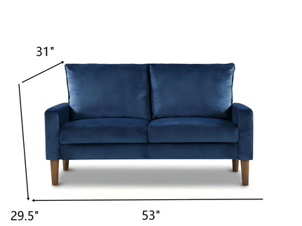 Upholstered Loveseat Sofa, 2 Seater Couch For Living Room Apartment