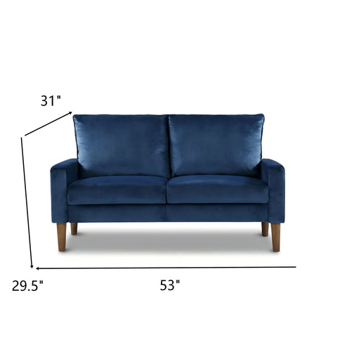 Upholstered Loveseat Sofa, 2 Seater Couch For Living Room Apartment