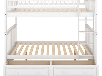 Bunk Bed With Drawers, Convertible Design