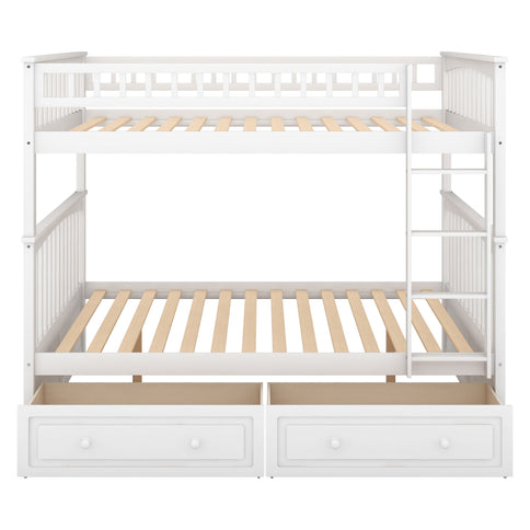 Bunk Bed With Drawers, Convertible Design