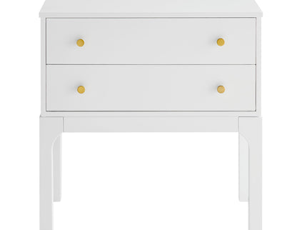 Alonso - 2 Drawer Nightstand - White