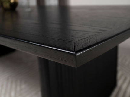 Mason - Removable Extension Leaf Dining Table - Black