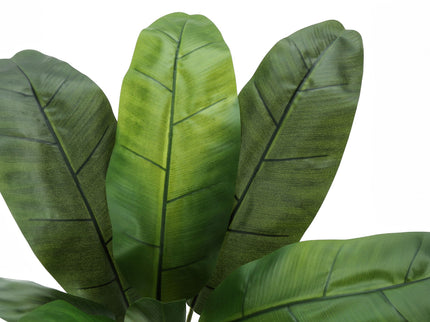 43" Tall, Artificial Plant, Banana Tree, Indoor, Faux, Fake, Floor, Greenery, Potted, Real Touch, Decorative - Green / Black
