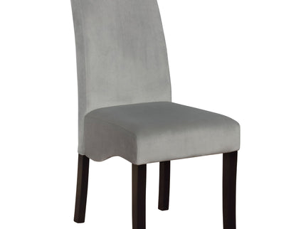 Shandra - 5 Piece Dining Set Tabletop And Upholstered Side Chairs - Gray
