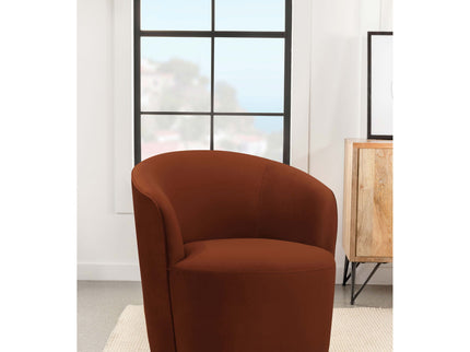 Resnick - Swivel Chair - Burnt Orange