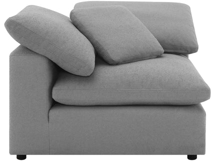 Segoura - 5 Piece Upholstered Modular Sectional With Reclined Back Pillows - Gray