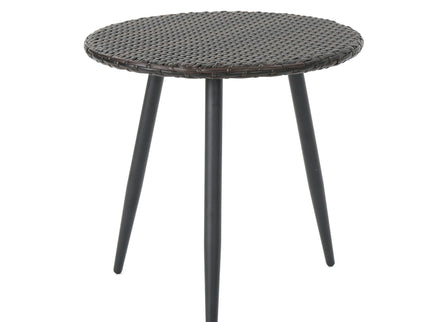 Kenneth - 3 Pieces Chat Set Outdoor Furniture - Brown Multi