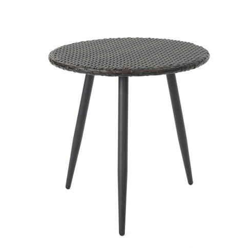 Kenneth - 3 Pieces Chat Set Outdoor Furniture - Brown Multi