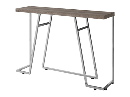 Accent Console Table For Entryway, Durable Construction - Taupe