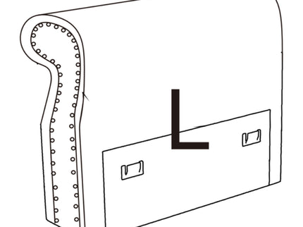 Arm Sectional And Pull Out Bed - Brown