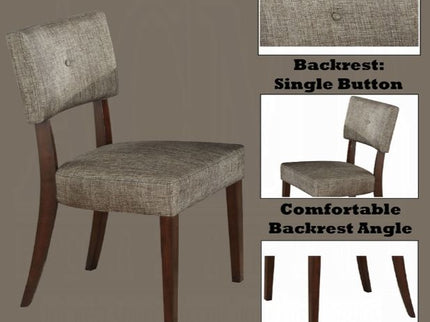 Drake - 5 Pieces Dining Room Set - Espresso / Gray