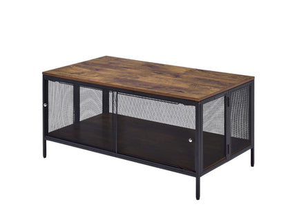 Winam - Coffee Table - Antique Oak / Black