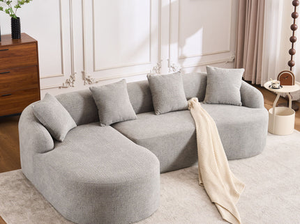 Combined Sofa With 4 Pillows