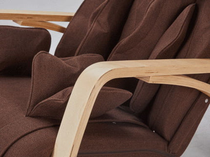 Full Massage Function Air Pressure Comfortable Relax Rocking Chair, Lounge Chair Relax Chair - Brown