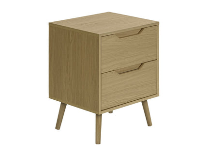 Accent Table With Storage Drawers - Natural