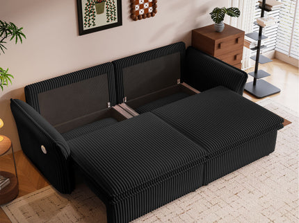2 In 1 Convertible Sofa Bed, Multi Functional Living Room Furniture