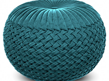 Grafton - Handcrafted Round Pouf