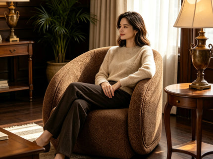 Palermo - Swivel Chair - Brown