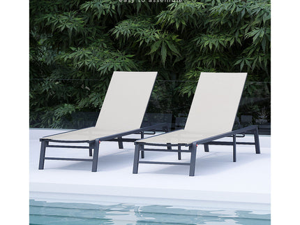 Chaise Lounge Outdoor (Set of 2)