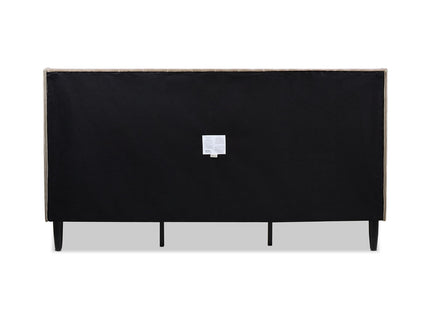 Aspen - Vertical Tufted Modern Headboard Platform Bed Set