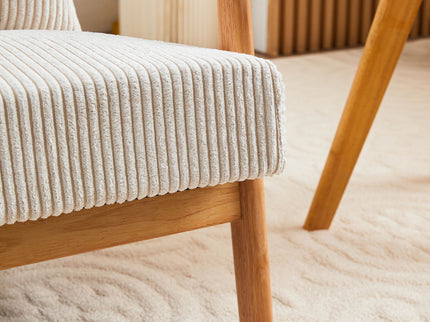 Accent Arm Chair With Pillow Upholstered