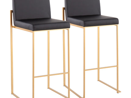 Fuji - Contemporary Design High Back Barstool