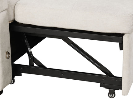 Convertible L Shaped Sofa Couch With Storage, Cup Holders, USB Ports