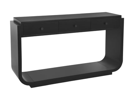Console Table With 3 Drawers, Display Shelf