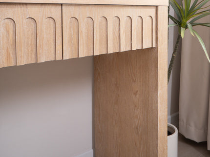 Modern Console Table With 4 Drawers, Entryway Table