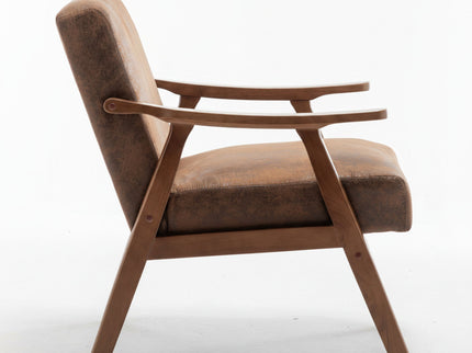 Accent Chair, Classic Mid Century Modern For Extra Seating