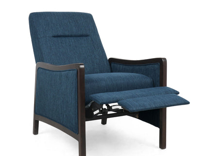 Drury - Contemporary Fabric Upholstered Pushback Recliner
