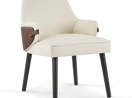 Indoor Dining Chair (Set of 2) - Beige / Brown