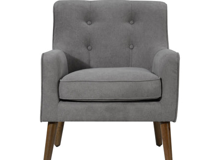 Ryder - Mid Century Modern Woven Fabric Tufted Armchair