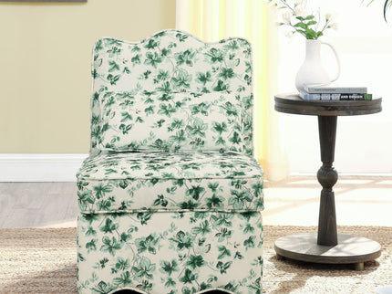 Stylish Flannel Dining Chair With Soft Cushion And Backrest