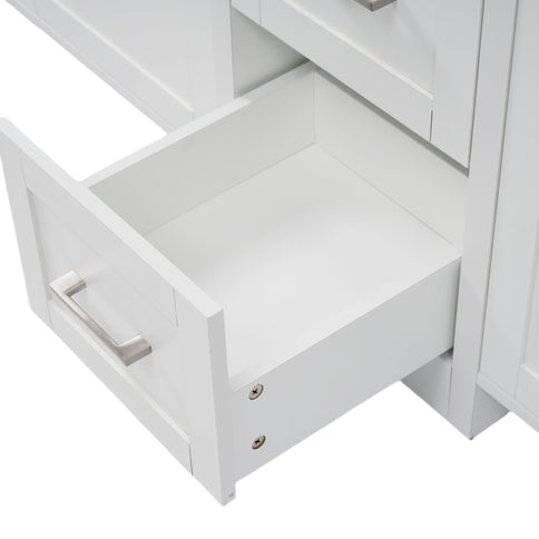 Double Sink Bathroom Vanity With Quartz Countertop