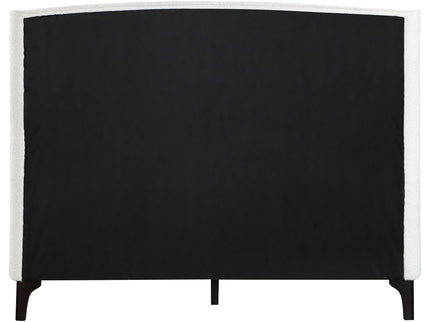 Theodore - Eastern King Wingback Bed - Ivory