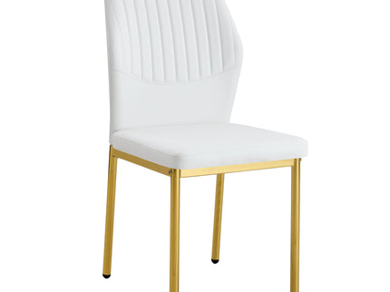 Luxury Simple Chair With Metal Leg