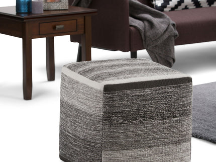 Naya - Upholstered Cube Pouf