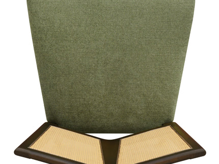 Mid Century Rattan Dining Chair Without Arms Set