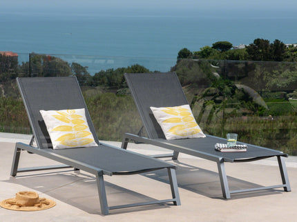 Myers - Modern Chaise Lounge Set With Adjustable Back