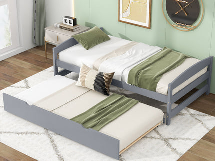 Platform Bed With Trundle